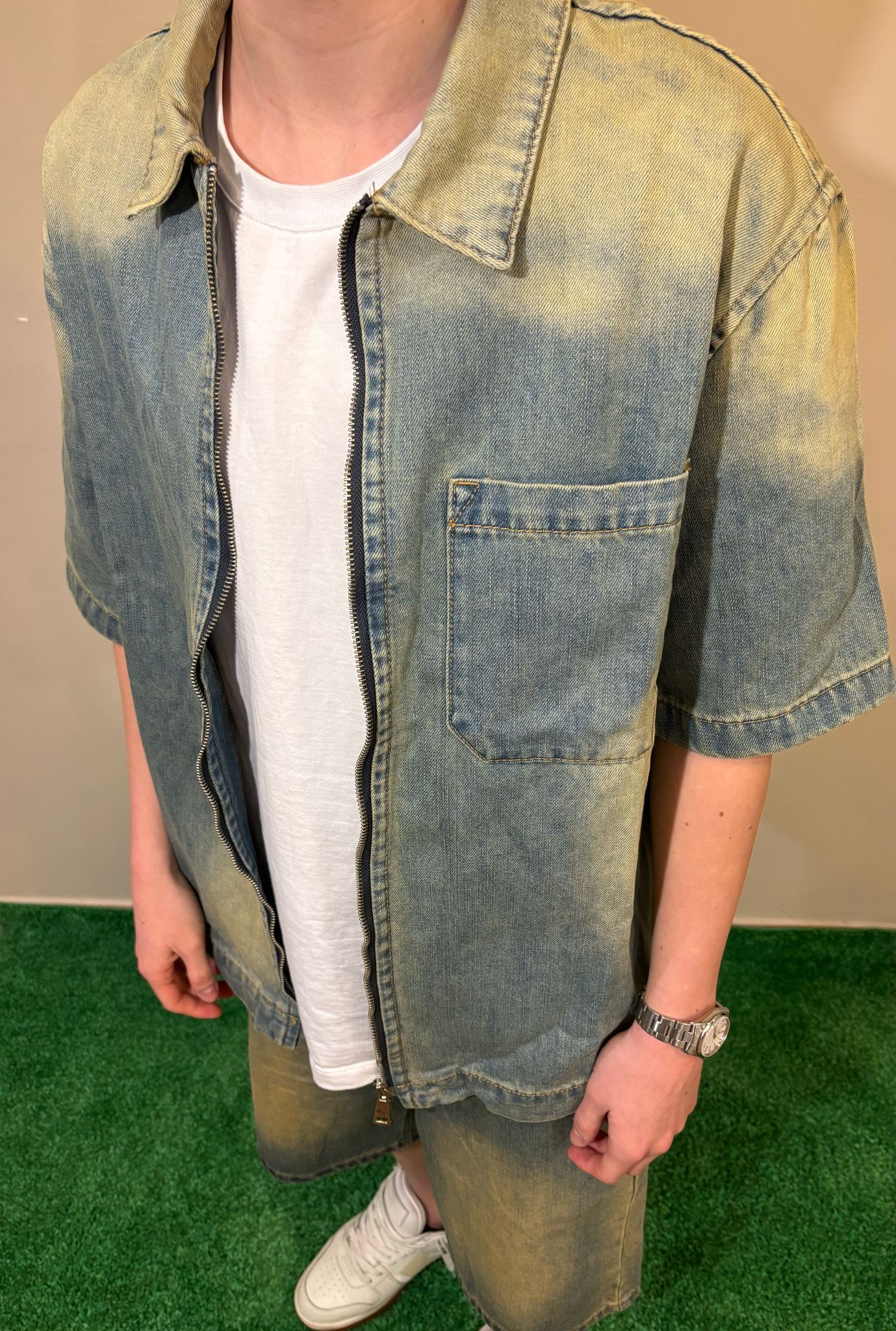 Completo Jeans Corto