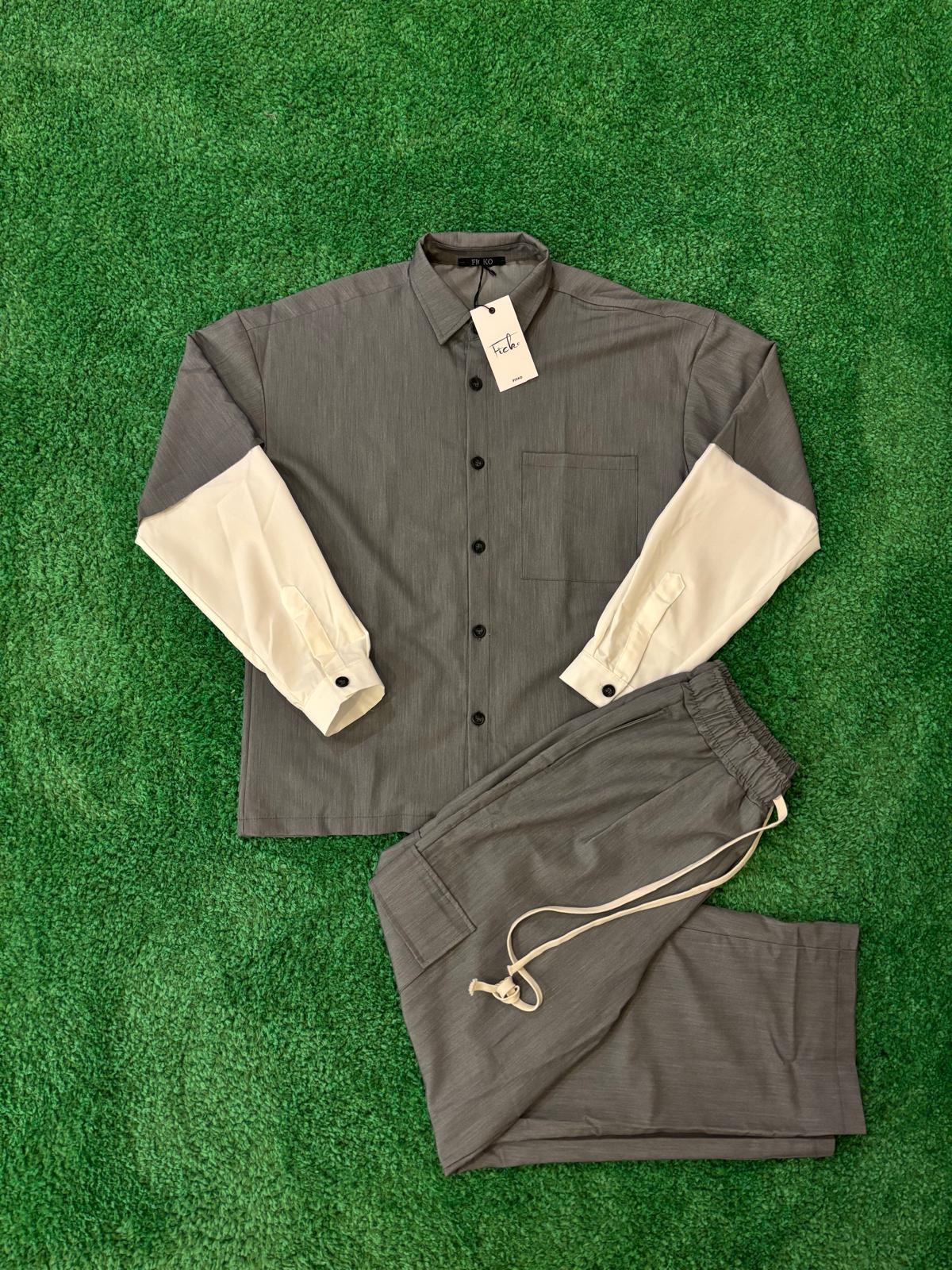 Coordinato Camicia Grigio