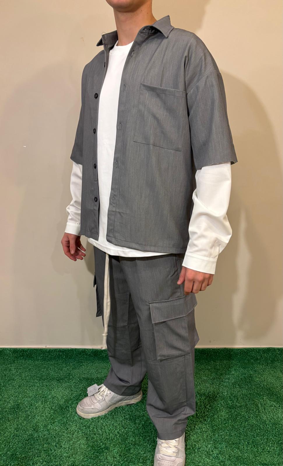 Coordinato Camicia Grigio