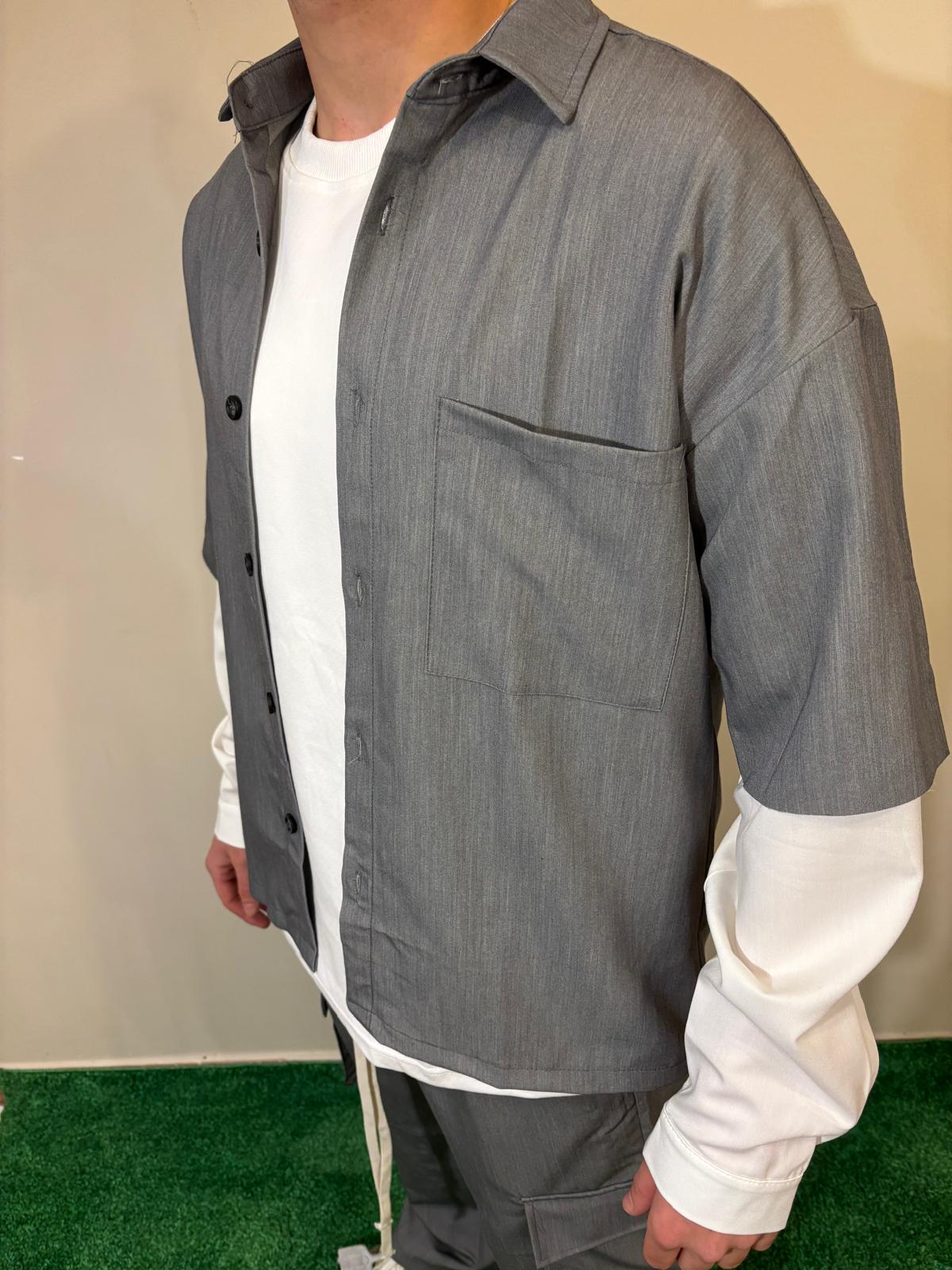 Coordinato Camicia Grigio